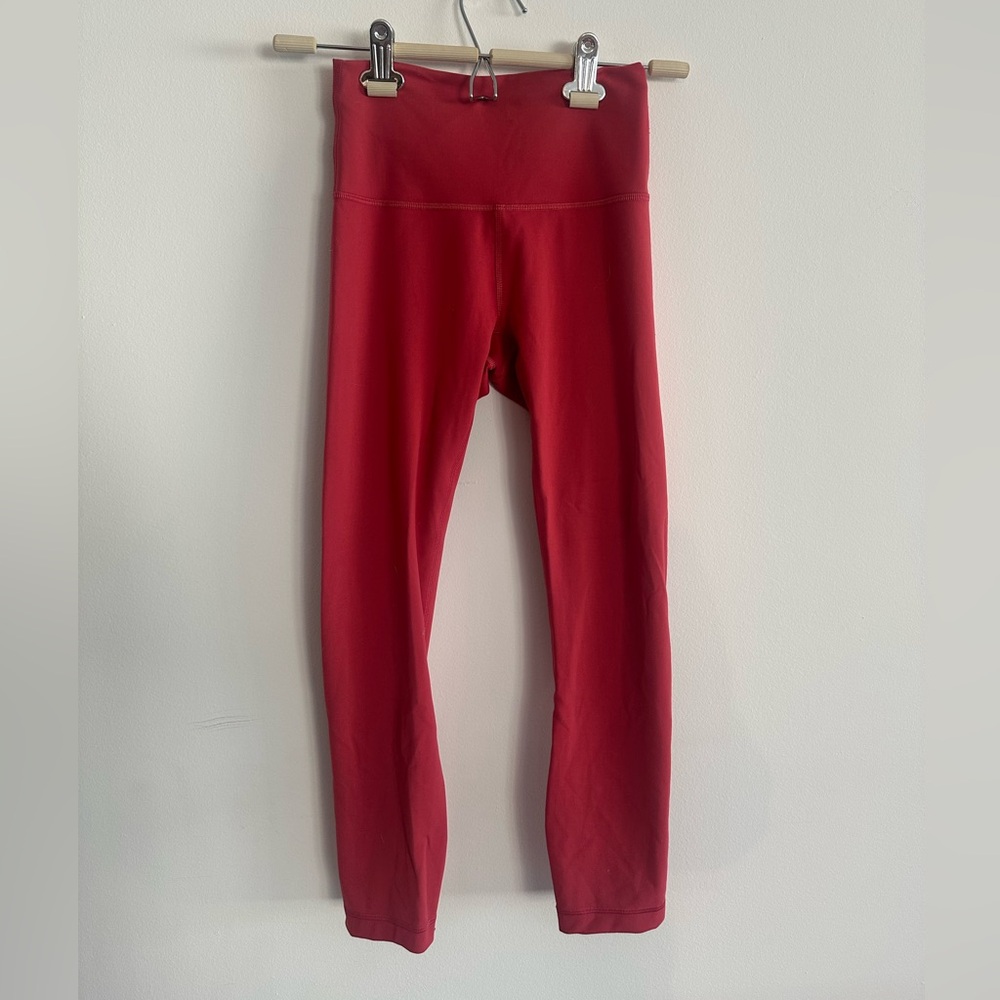 Vintage rose lululemon wunder train leggings